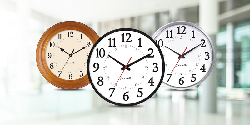 Primex Analog Clocks