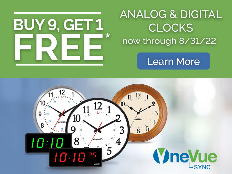 Buy 9, Get One Free* - Now Through 8/31/22