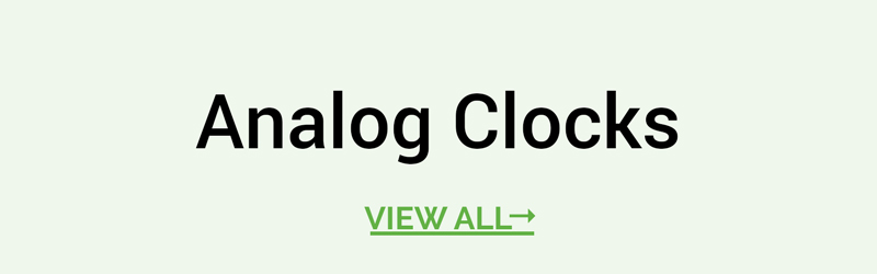 Analog Clock Filter